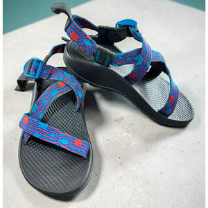 CHACO Z/1 Ecotread Kids Waterproof Sandals Size 2 Hiking Outdoors Adjustable